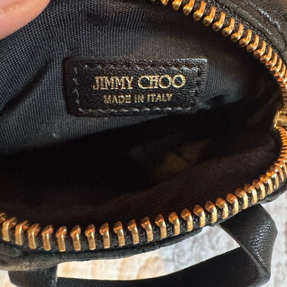 Jimmy Choo Black Mini Bag with Gold Accents - Picture 9 of 17